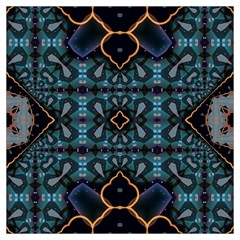 Blue Pattern Lightweight Scarf 