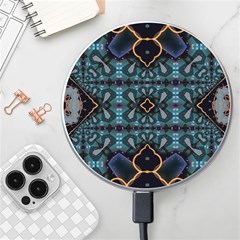 Blue Pattern Wireless Charger by Dazzleway