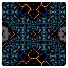 Blue Pattern Uv Print Square Tile Coaster 