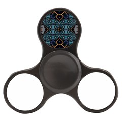 Blue Pattern Finger Spinner by Dazzleway