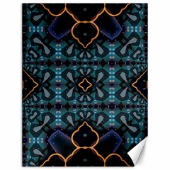 Blue Pattern Canvas 12  X 16  by Dazzleway