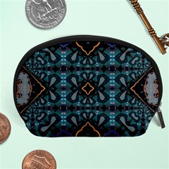 Blue Pattern Accessory Pouch (large) by Dazzleway