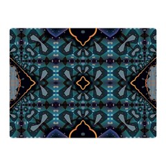 Blue Pattern Double Sided Flano Blanket (mini)  by Dazzleway