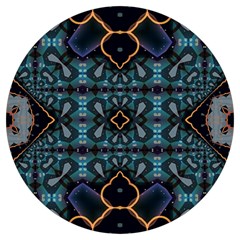 Blue Pattern Round Trivet