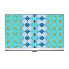 Turquoise Business Card Holder by Dazzleway