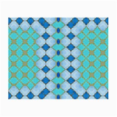 Turquoise Small Glasses Cloth (2 Sides) by Dazzleway