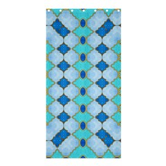 Turquoise Shower Curtain 36  X 72  (stall)  by Dazzleway