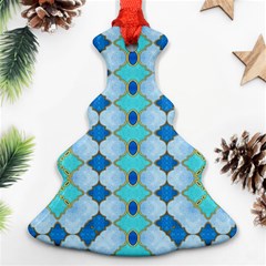 Turquoise Ornament (christmas Tree) 