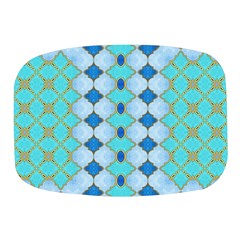 Turquoise Mini Square Pill Box by Dazzleway