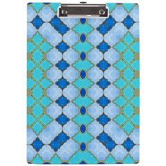 Turquoise A4 Clipboard by Dazzleway