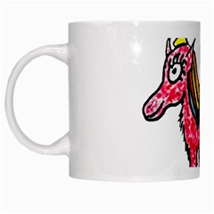 Unicorn Sketchy Style Drawing White Mugs by dflcprintsclothing