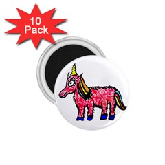 Unicorn Sketchy Style Drawing 1 75  Magnets (10 Pack)  by dflcprintsclothing