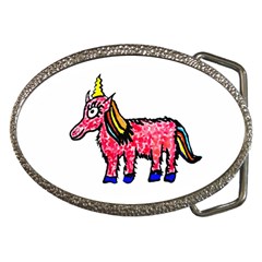 Unicorn Sketchy Style Drawing Belt Buckles by dflcprintsclothing