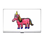 Unicorn Sketchy Style Drawing Business Card Holder Front