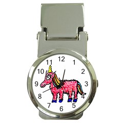 Unicorn Sketchy Style Drawing Money Clip Watches by dflcprintsclothing