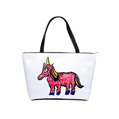 Unicorn Sketchy Style Drawing Classic Shoulder Handbag by dflcprintsclothing