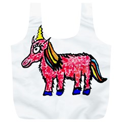 Unicorn Sketchy Style Drawing Full Print Recycle Bag (xl) by dflcprintsclothing