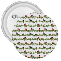 Bullfinches On The Branches 3  Buttons by SychEva