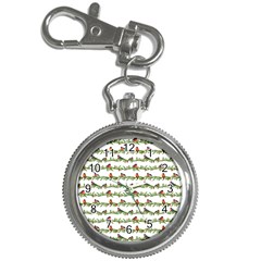 Bullfinches On The Branches Key Chain Watches by SychEva