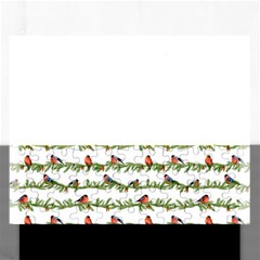 Bullfinches On The Branches Rectangular Jigsaw Puzzl by SychEva