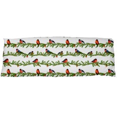 Bullfinches On The Branches Body Pillow Case (dakimakura) by SychEva