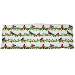 Bullfinches On The Branches Body Pillow Case Dakimakura (two Sides) by SychEva