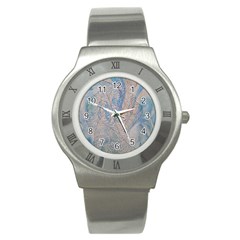 Convoluted Patterns Stainless Steel Watch by kaleidomarblingart