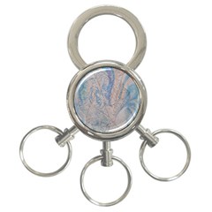 Convoluted Patterns 3-ring Key Chain by kaleidomarblingart