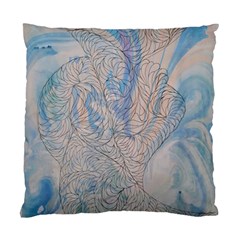 Convoluted Patterns Standard Cushion Case (two Sides) by kaleidomarblingart