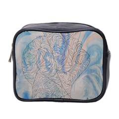 Convoluted Patterns Mini Toiletries Bag (two Sides) by kaleidomarblingart