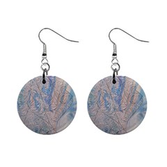 Convoluted Patterns Mini Button Earrings by kaleidomarblingart