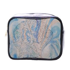 Convoluted Patterns Mini Toiletries Bag (one Side) by kaleidomarblingart