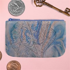 Convoluted Patterns Large Coin Purse by kaleidomarblingart