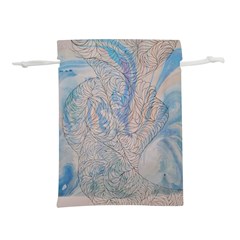 Convoluted Patterns Lightweight Drawstring Pouch (s) by kaleidomarblingart