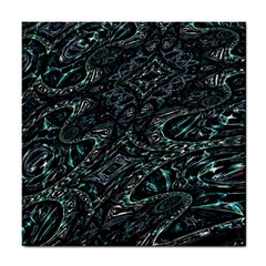 Emerald Distortion Tile Coaster by MRNStudios