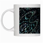 Emerald Distortion White Mugs Left