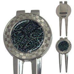 Emerald Distortion 3-in-1 Golf Divots by MRNStudios