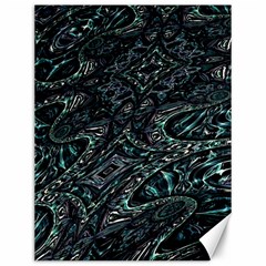 Emerald Distortion Canvas 12  X 16  by MRNStudios