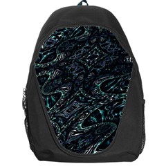 Emerald Distortion Backpack Bag by MRNStudios