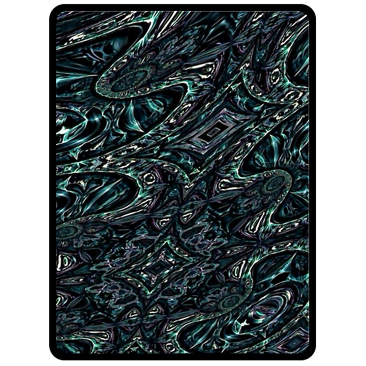 Emerald Distortion Double Sided Fleece Blanket (Large) 