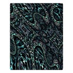 Emerald Distortion Double Sided Flano Blanket (Large)  80 x60  Blanket Front