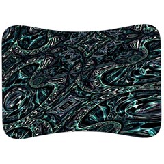 Emerald Distortion Velour Seat Head Rest Cushion by MRNStudios