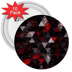 Gothic Peppermint 3  Buttons (10 Pack)  by MRNStudios