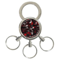 Gothic Peppermint 3-ring Key Chain by MRNStudios