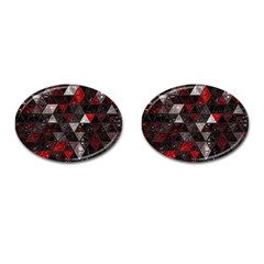 Gothic Peppermint Cufflinks (oval) by MRNStudios