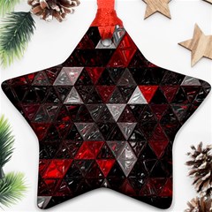 Gothic Peppermint Star Ornament (two Sides) by MRNStudios