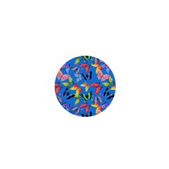 Bright Butterflies Circle In The Air 1  Mini Buttons by SychEva