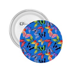 Bright Butterflies Circle In The Air 2 25  Buttons by SychEva