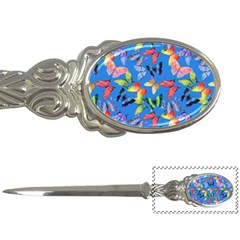 Bright Butterflies Circle In The Air Letter Opener by SychEva