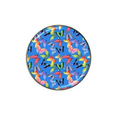 Bright Butterflies Circle In The Air Hat Clip Ball Marker by SychEva